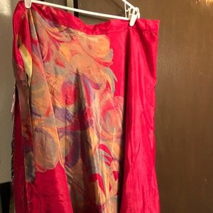 Sari Silk Wrap Skirt
